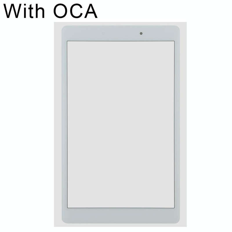 For Samsung Galaxy Tab A 8.0 (2019) SM-T295 (LTE Version) Front Screen Outer Glass Lens with OCA ...