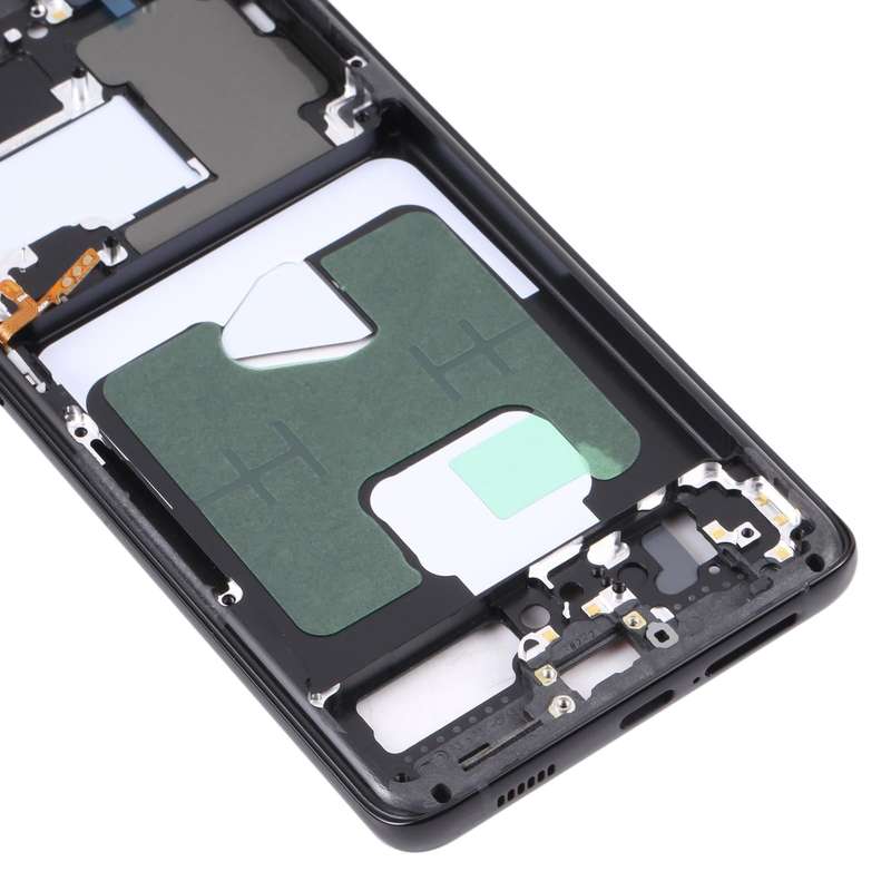 For Samsung Galaxy S21 Ultra 5G SM-G998B Middle Frame Bezel Plate (Black)
