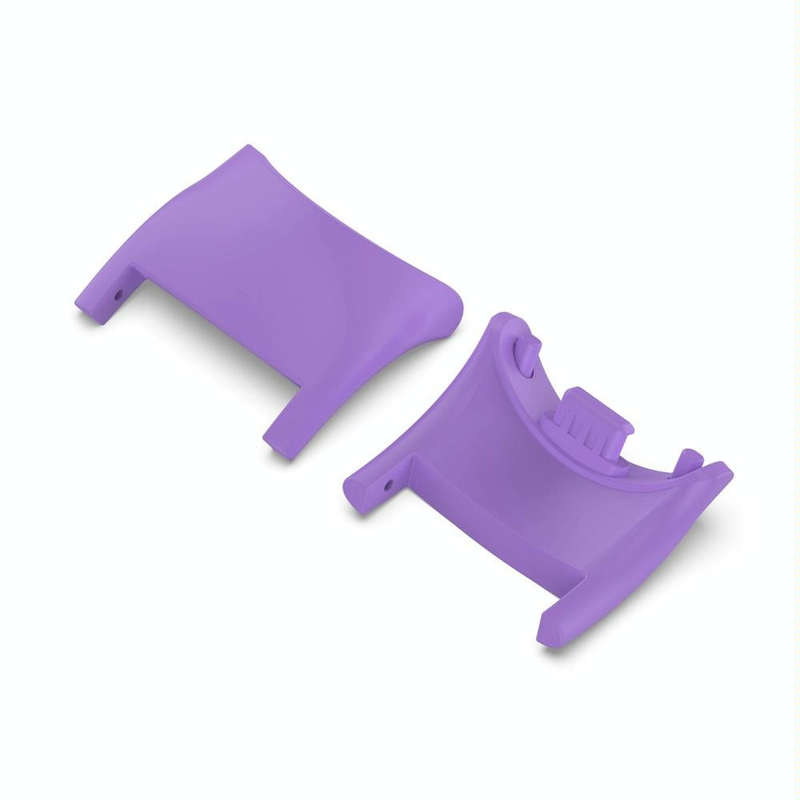 For Xiaomi Mi Band 8 1 Pair  PC Plastic Watch Band Connector(Purple)