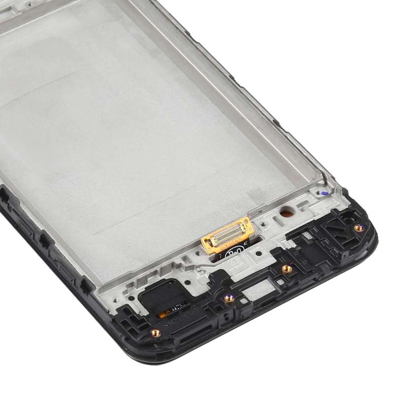 6.36 inch OLED LCD Screen for Samsung Galaxy M21 SM-M215 Digitizer Full Assembly with Frame (Black)