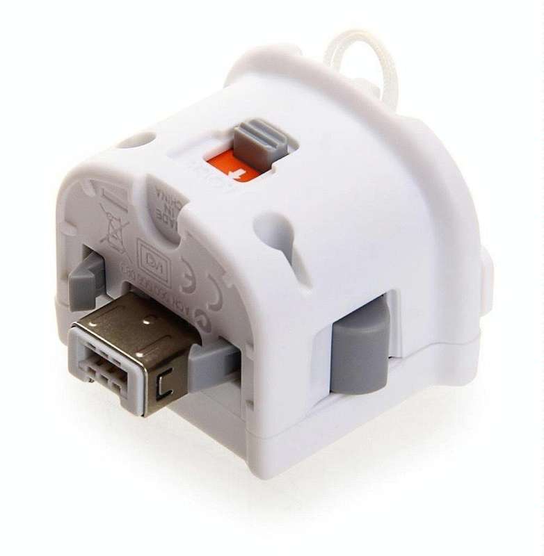 For Nintend Wii Console Remote Motion Plus Adapter Sensor(White)