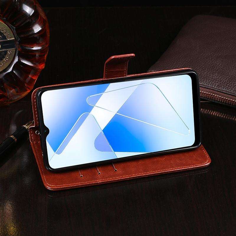 For OPPO A53s 5G idewei Crazy Horse Texture Horizontal Flip Leather Case with Holder & Card Slots...