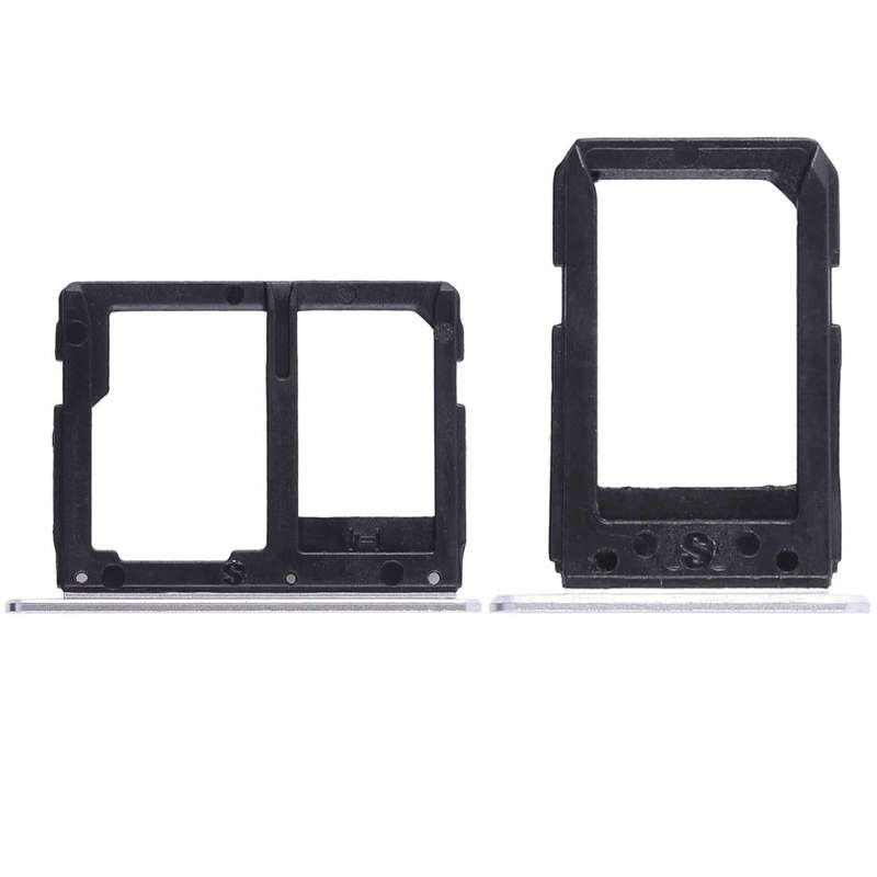 For Galaxy A5108 / A7108 2 SIM Card Tray + Micro SD Card Tray (White)