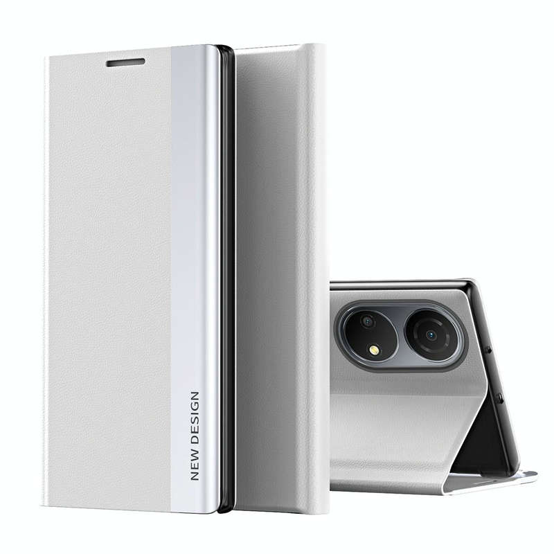 For Honor X7 2022 / X7 Play / Huawei Enjoy 30 Plus Side Electroplated Adsorption Leather Phone Ca...