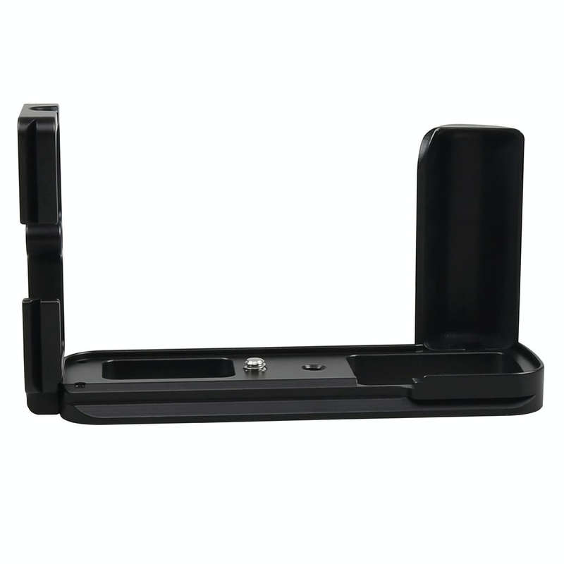 Vertical Shoot Quick Release L Plate Bracket Base Holder for Fujifilm XT3 X-T3(Black)
