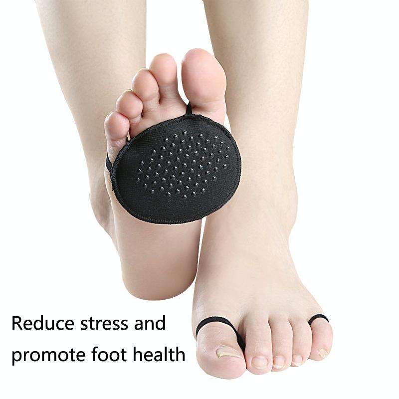 5 Pairs Invisible And Comfortable Sponge Thickened Half Pad Sweat-Absorbent And Breathable Forefo...