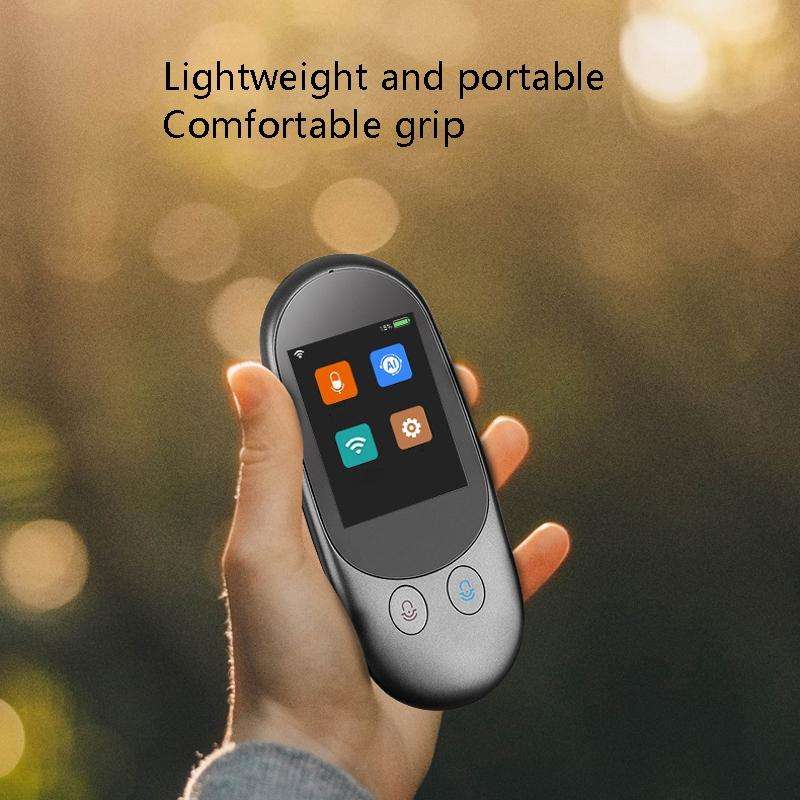 Travel Simultaneous Translator Scanning Recording Intelligent Voice Translator(Black)