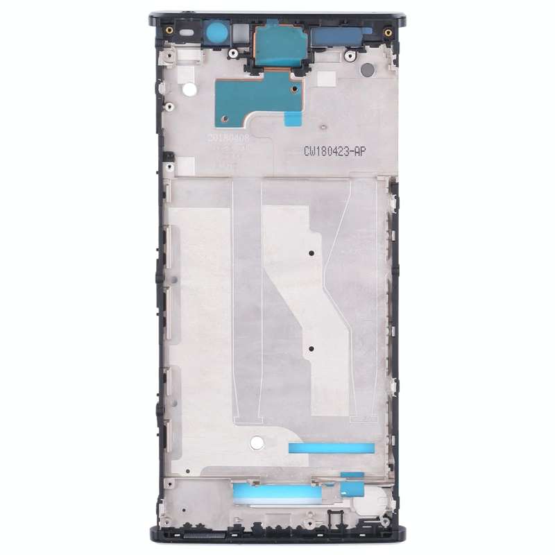 Front Housing LCD Frame Bezel for Sony Xperia XA2 Plus(Black)