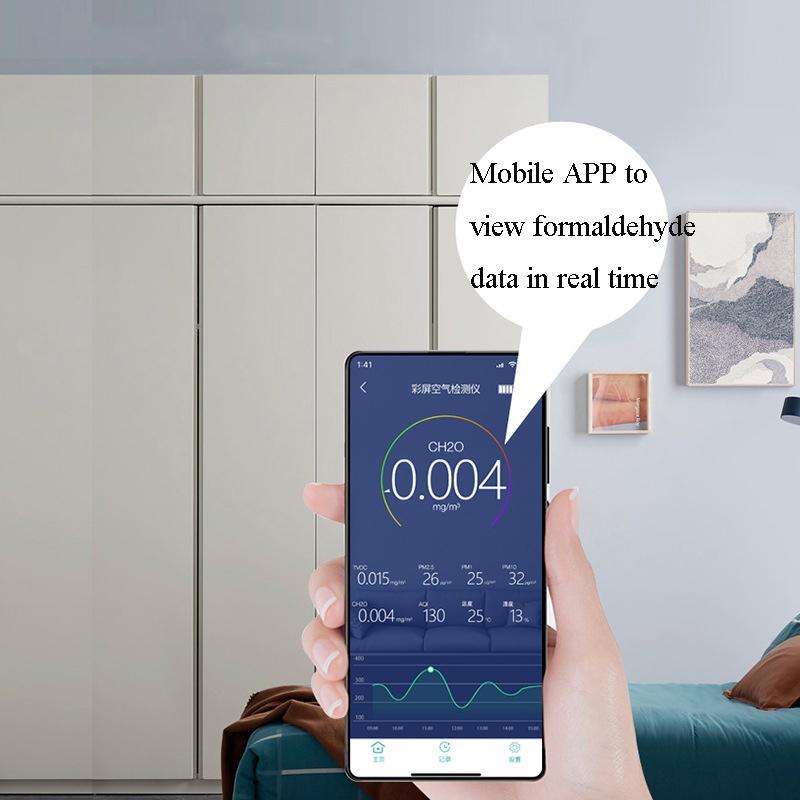 WP6932 Professional Home Formaldehyde Detector New House Measuring Formaldehyde Instrument MP2.5 ...
