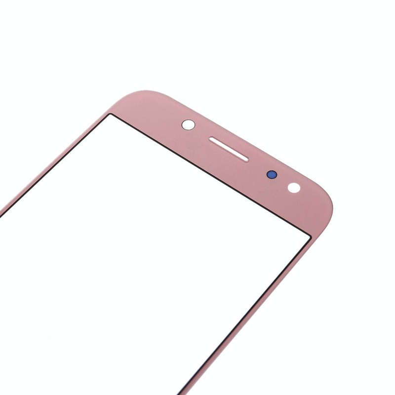 For Galaxy J3 (2017) / J330 Front Screen Outer Glass Lens (Rose Gold)