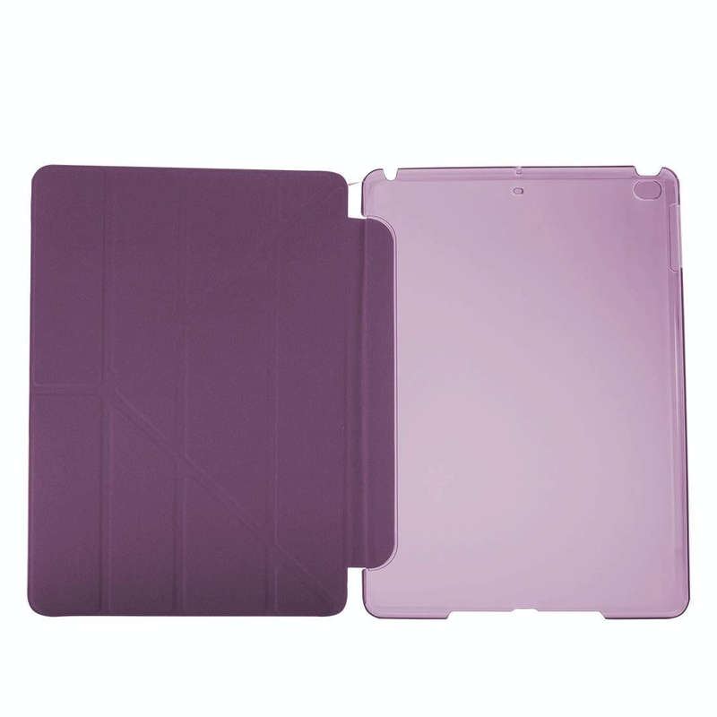 For iPad 9.7 (2018) & iPad 9.7 (2017) & iPad Air Silk Texture Horizontal Deformation Flip Leather...