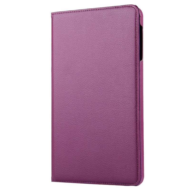 For Galaxy Tab A 10.1 / T580 Litchi Texture Horizontal Flip 360 Degrees Rotation Leather Case wit...