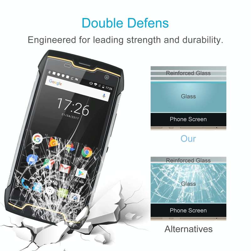 For Cubot KingKong CS 50 PCS 0.26mm 9H 2.5D Tempered Glass Film