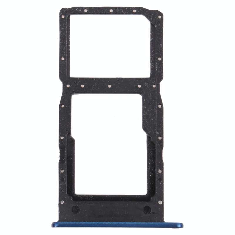 SIM Card Tray + SIM Card Tray / Micro SD Card Tray for Huawei Enjoy 20 5G (Blue)