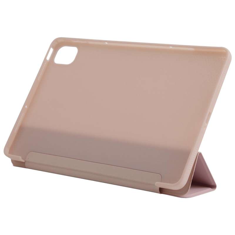 For Xiaomi Mi Pad 5 TPU Three-fold Leather Tablet Case(Pink)