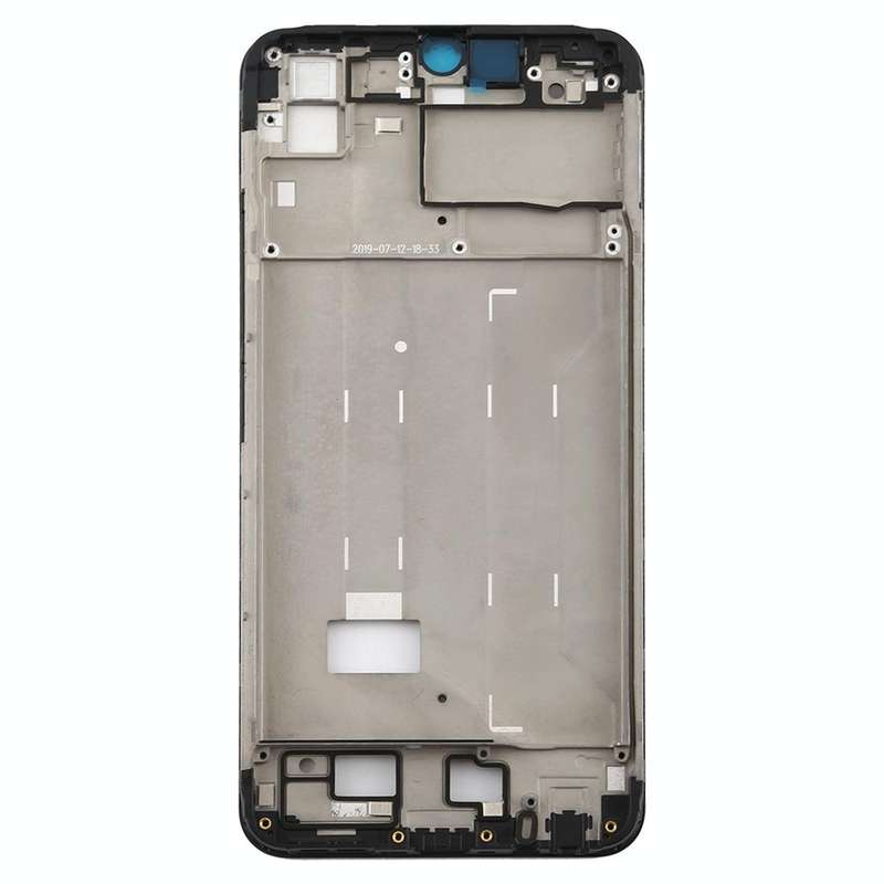 For Vivo Y3 Front Housing LCD Frame Bezel Plate(Black)