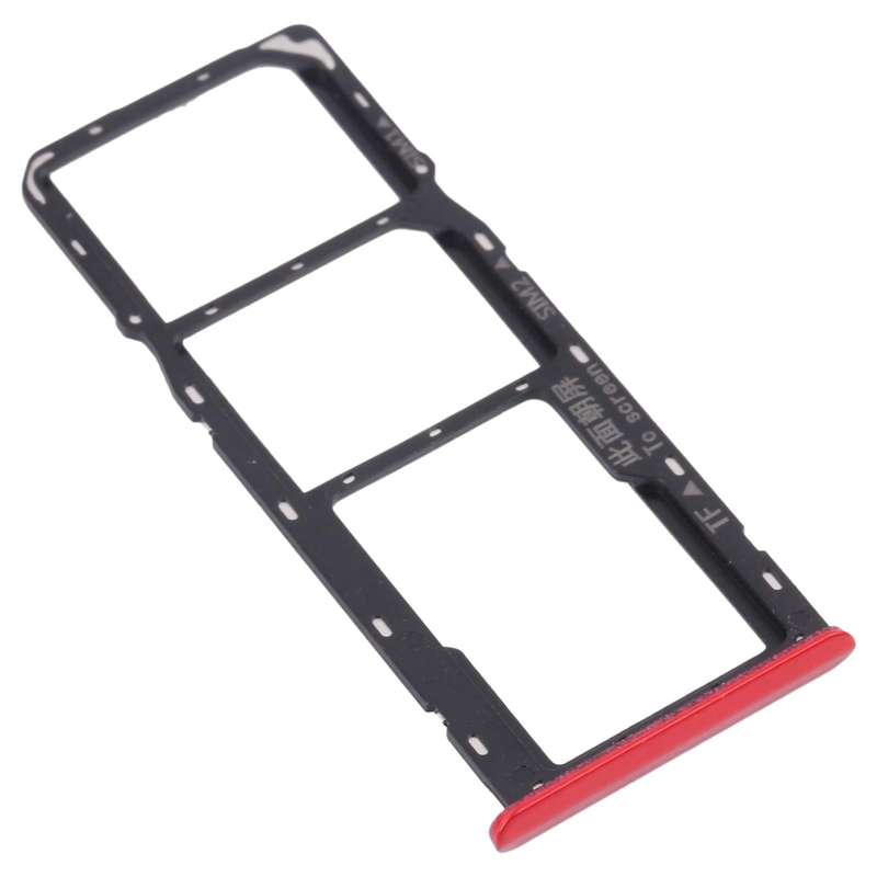 For OPPO Realme C3 RMX2027, RMX2020, RMX2021  SIM Card Tray + SIM Card Tray + Micro SD Card Tray ...