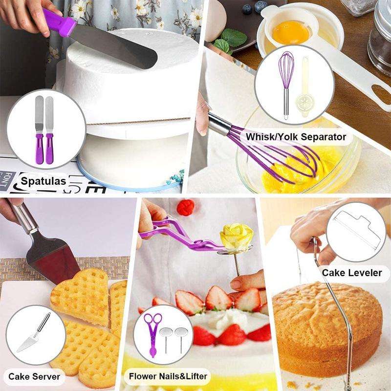 407 In 1 Cake Turntable Baking Tool Set