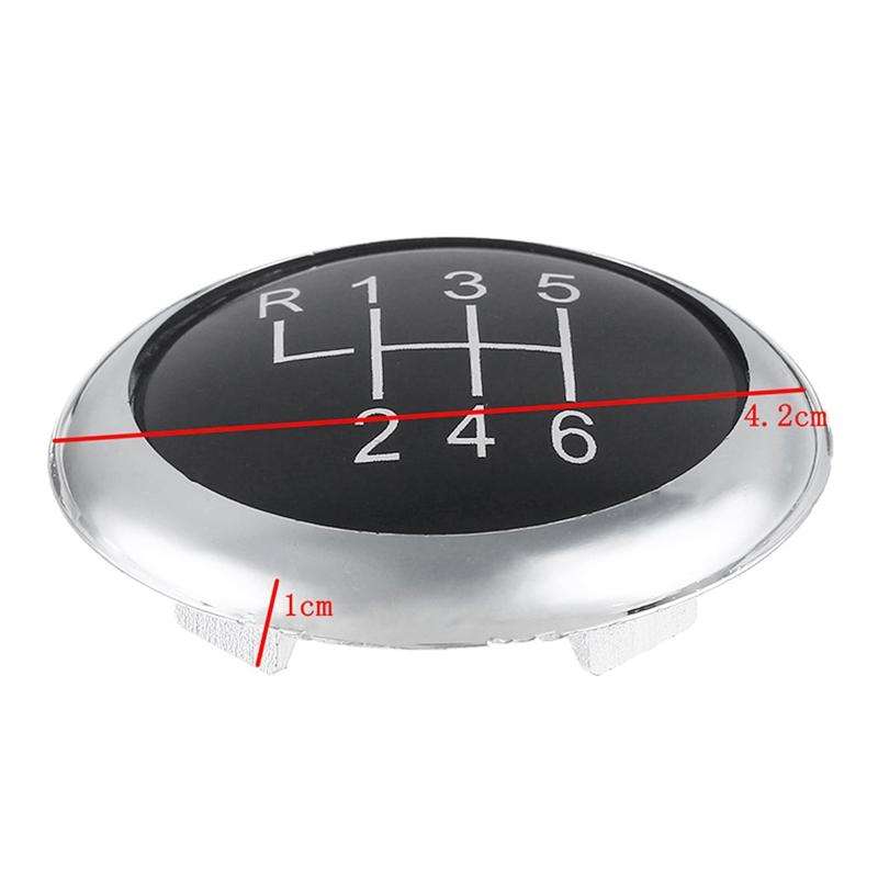 Car 6-speed Shift Lever Handle Ball Cover 3C0711144A for Volkswagen Passat