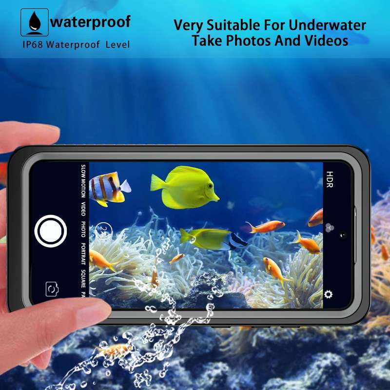 For Samsung Galaxy S21 FE RedPepper Shockproof Waterproof PC + TPU Protective Case(Black)