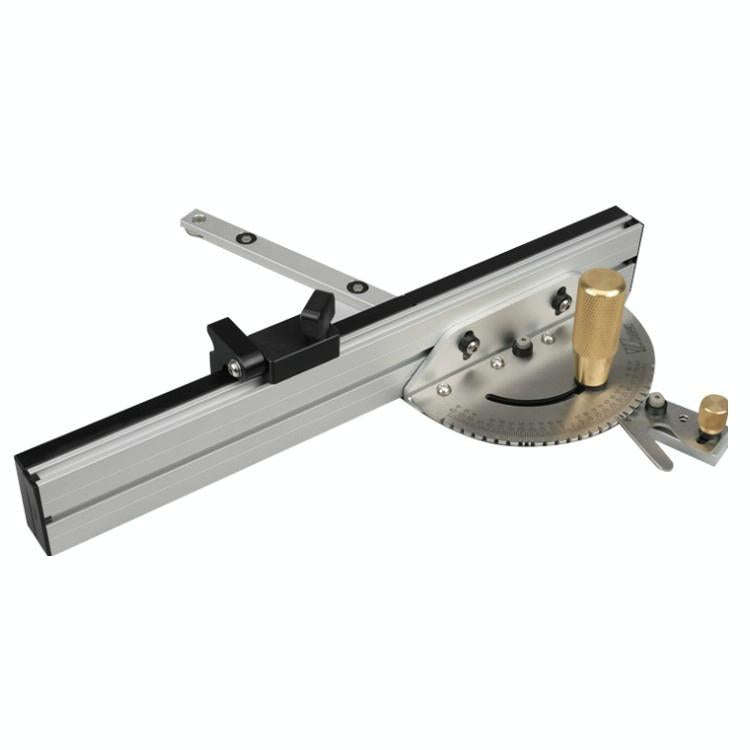 Woodworking Pusher Slide Ruler Woodworking Table Saw Measuring Tool, Style:Copper Handle + Tenon ...