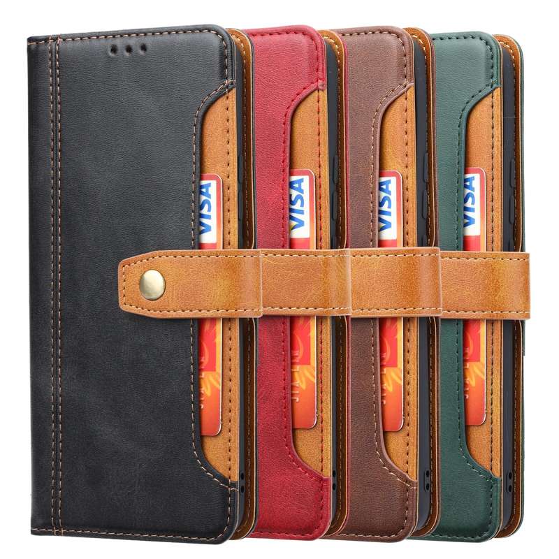 For Samsung Galaxy A33 5G Calf Texture Double Fold Leather Phone Case(Black)