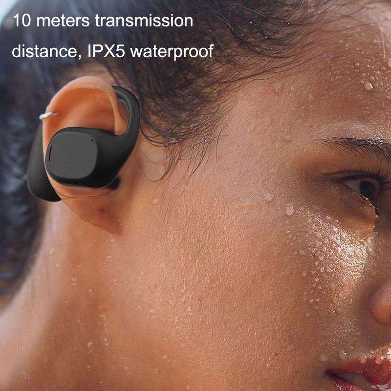 JS270 Wireless Bluetooth Headset Hanging Ear Business Sports Earphone(White)