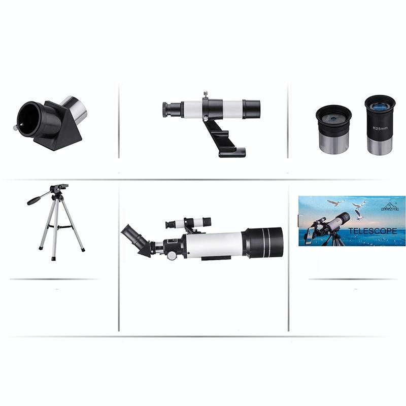 WR852 16x/66x70 High Definition High Times Astronomical Telescope with Tripod(Blue)