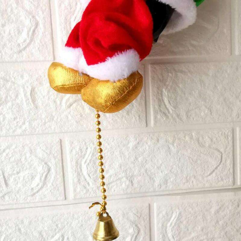 Electric Santa Claus Toy Christmas Children Gift Decoration, Specification: Climbing Beads