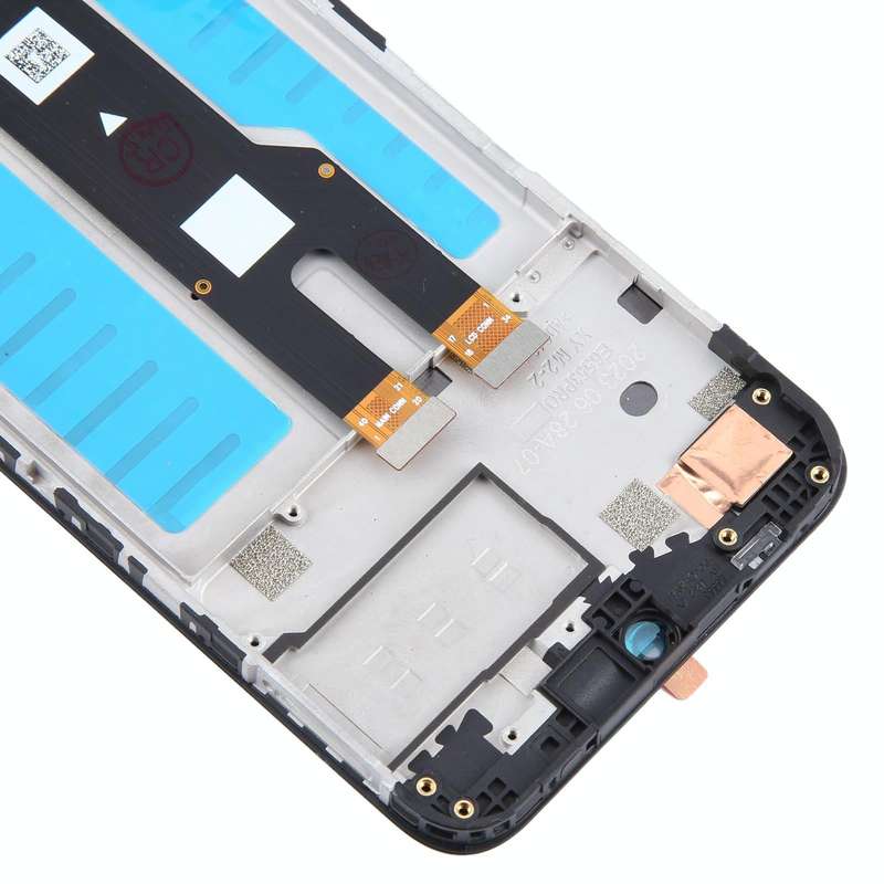 For ZTE Blade V50 Design 4G LCD Screen Digitizer Full Assembly with Frame (Black)