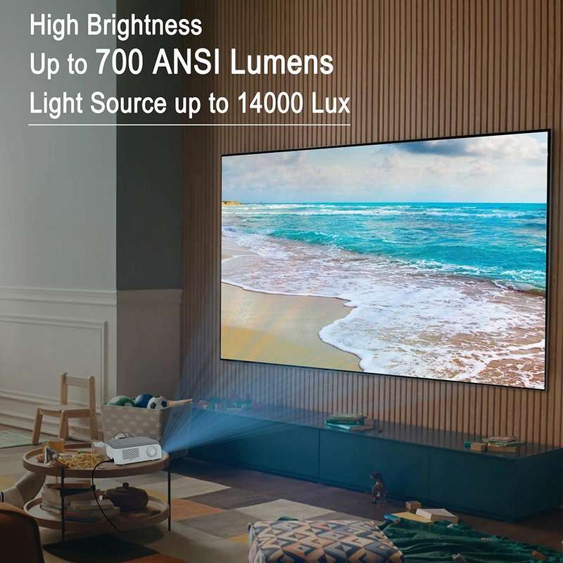 MECOOL KP1 1920x1080P 700ANSI Lumens Portable Mini LCD Smart Projector(AU Plug)