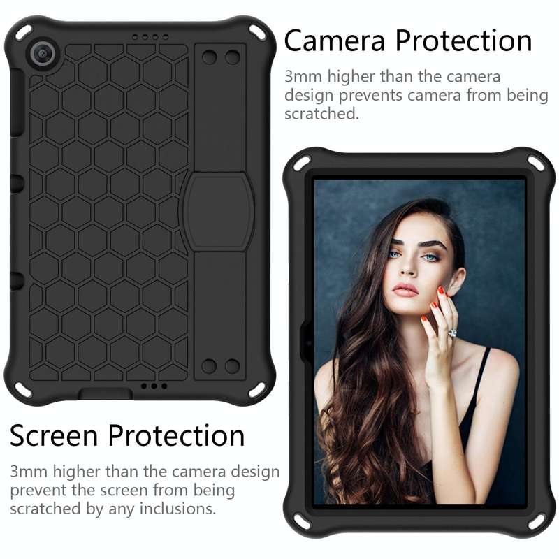 For Huawei MediaPad T10 9.7 / T10 10.1 Honeycomb Design EVA + PC Material Four Corner Anti Fallin...