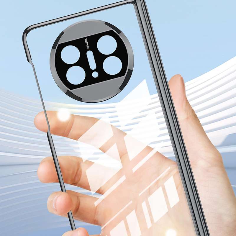 For Huawei Mate X3 GKK Integrated Folding Phantom Privacy Phone Case(Black)