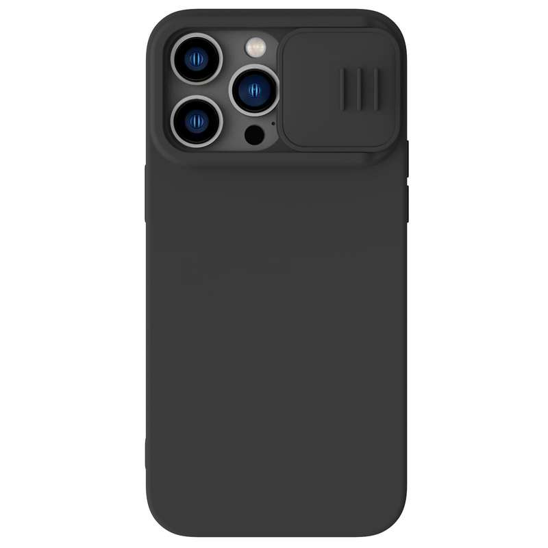 For iPhone 14 Pro NILLKIN CamShield Liquid Silicone Phone Case(Black)