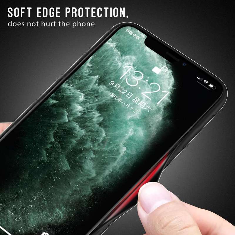 For Honor X8 Texture Gradient Glass TPU Phone Case(Black)
