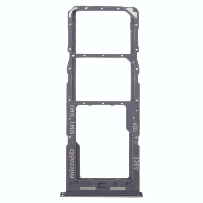 For Samsung Galaxy A23 SM-A235 Original SIM Card Tray + SIM Card Tray + Micro SD Card Tray (Black)
