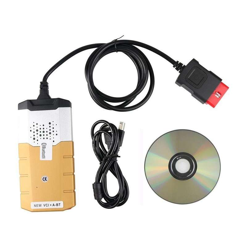 Autocom CDP Professional Car Bluetooth Diagnostic Cables Aluminum Alloy OBD2 Diagnostic Tool Delp...