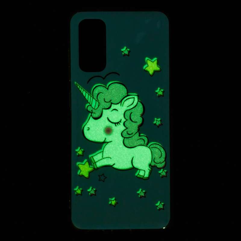For Samsung Galaxy A13 4G Luminous TPU Protective Phone Case(Star Unicorn)