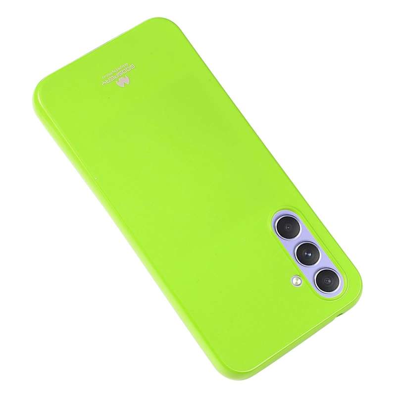 For Samsung Galaxy A54 5G GOOSPERY PEARL JELLY Shockproof TPU Phone Case(Fluorescent Green)