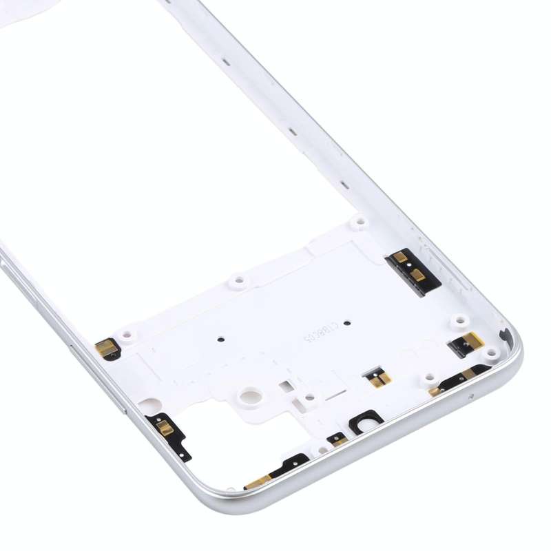 For Samsung Galaxy A22 5G  Middle Frame Bezel Plate (White)