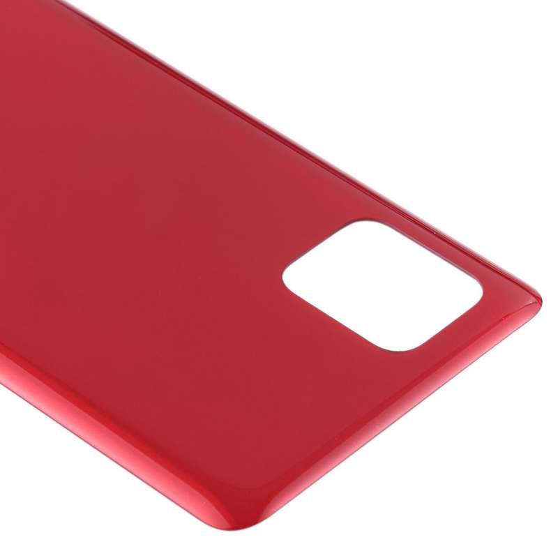 For Samsung Galaxy A91 Battery Back Cover (Red)