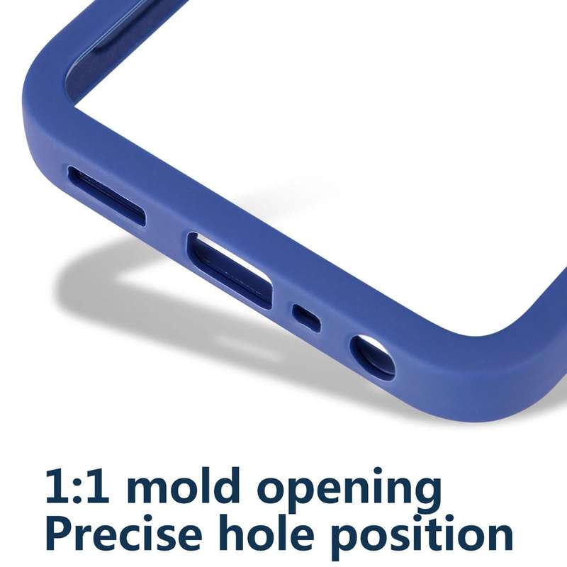 For OPPO A74 5G Acrylic + TPU 360 Degrees Full Coverage Phone Case(Blue)