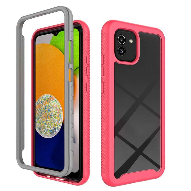 For Samsung Galaxy A03 164mm Starry Sky Solid Color Series Shockproof PC + TPU Phone Case(Frosted...
