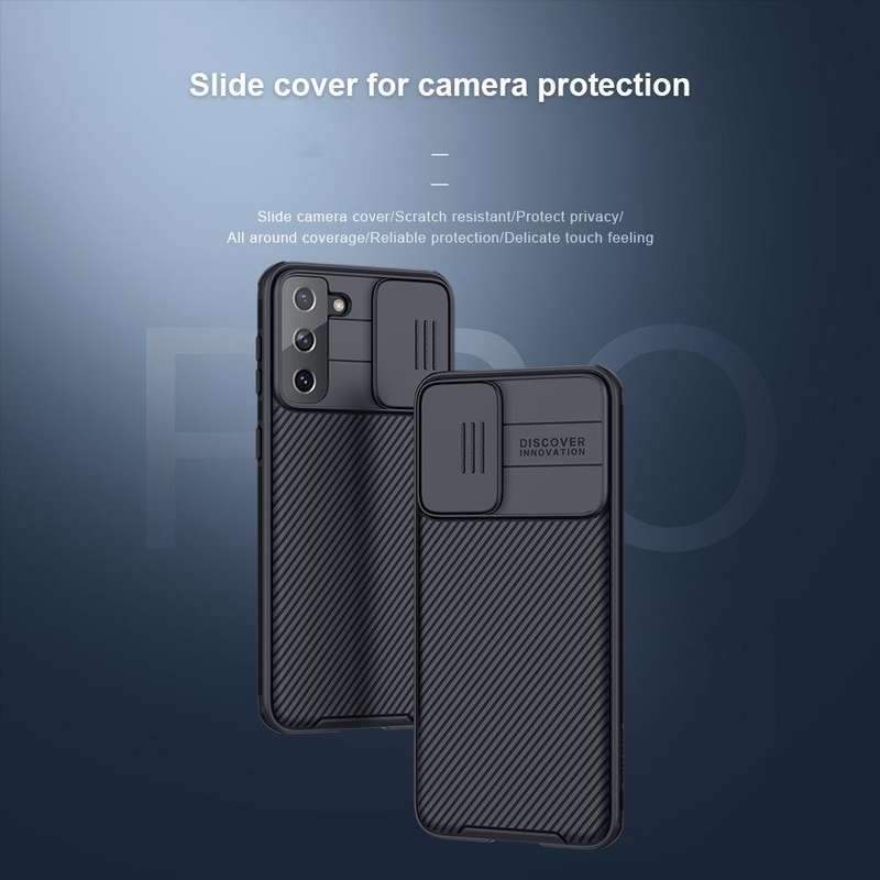 For Samsung Galaxy S21 Plus 5G NILLKIN Black Mirror Pro Series Camshield Full Coverage Dust-proof...