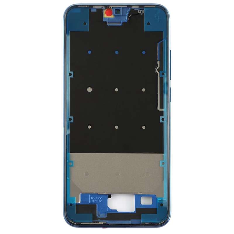 Front Housing LCD Frame Bezel Plate with Side Keys for Huawei Honor 10(Blue)
