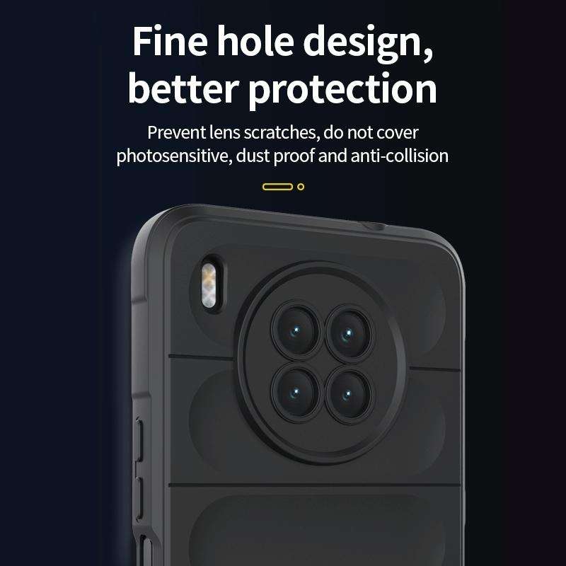 For Huawei Nova 8i Magic Shield TPU + Flannel Phone Case(Grey)