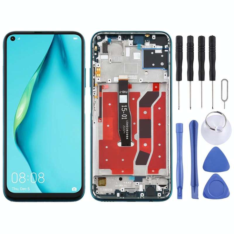 OEM LCD Screen for Huawei P40 Lite Digitizer Full Assembly with FrameGreen)