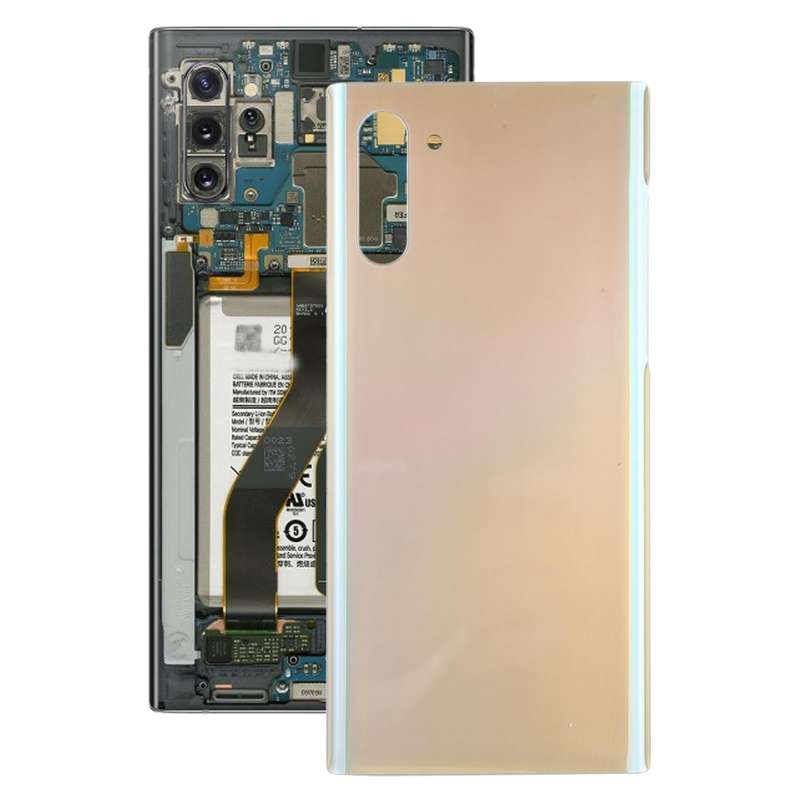 For Samsung Galaxy Note10 Battery Back Cover (Silver)