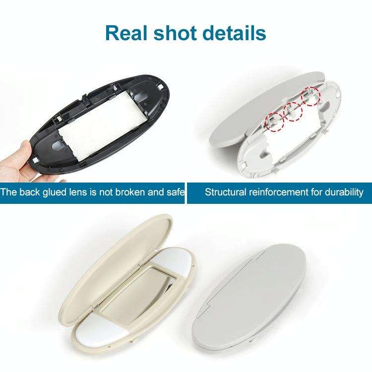 Car Sunshade Makeup Mirror Sun Visor for BMW mini R50R56, Left Driving (Beige)