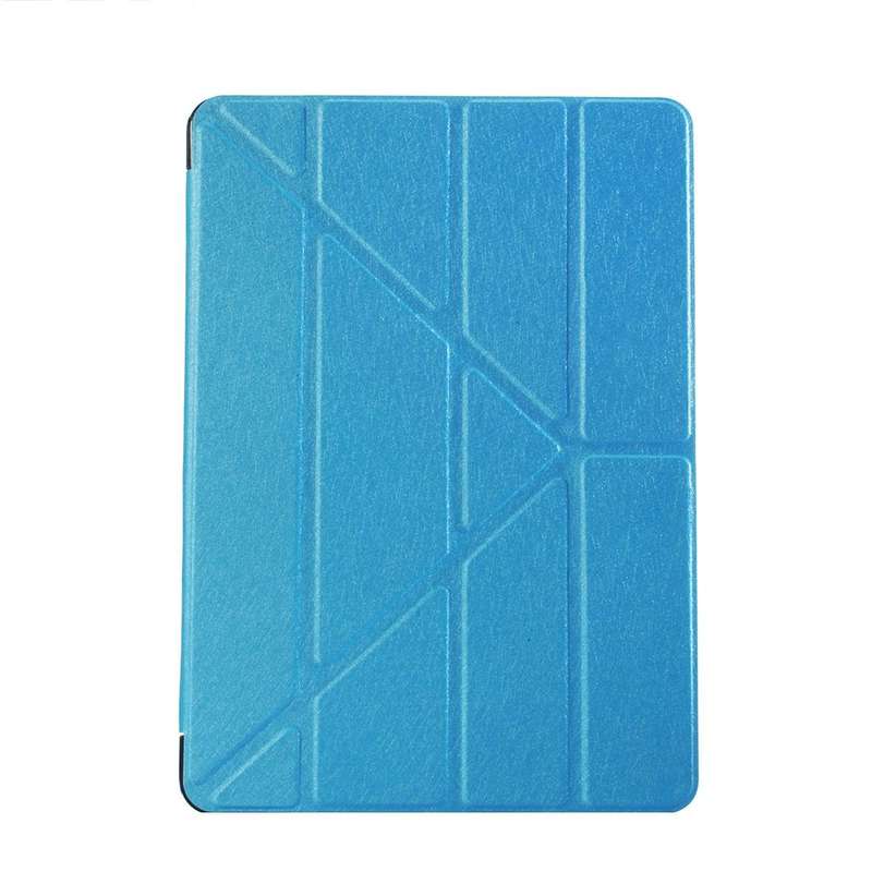 For iPad 9.7 (2018) & iPad 9.7 (2017) & iPad Air Silk Texture Horizontal Deformation Flip Leather...